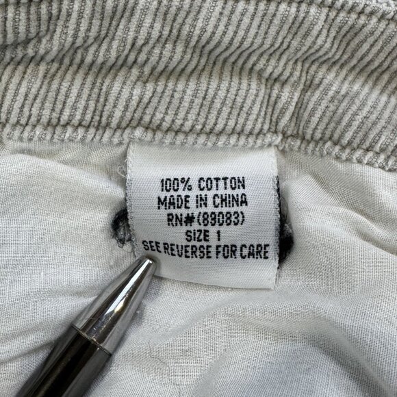 Lei Jeans Womens Size 1 Tan Corduroy Flare Bootcut Leg Mid Rise 100% Cotton Y2K - Picture 7 of 13